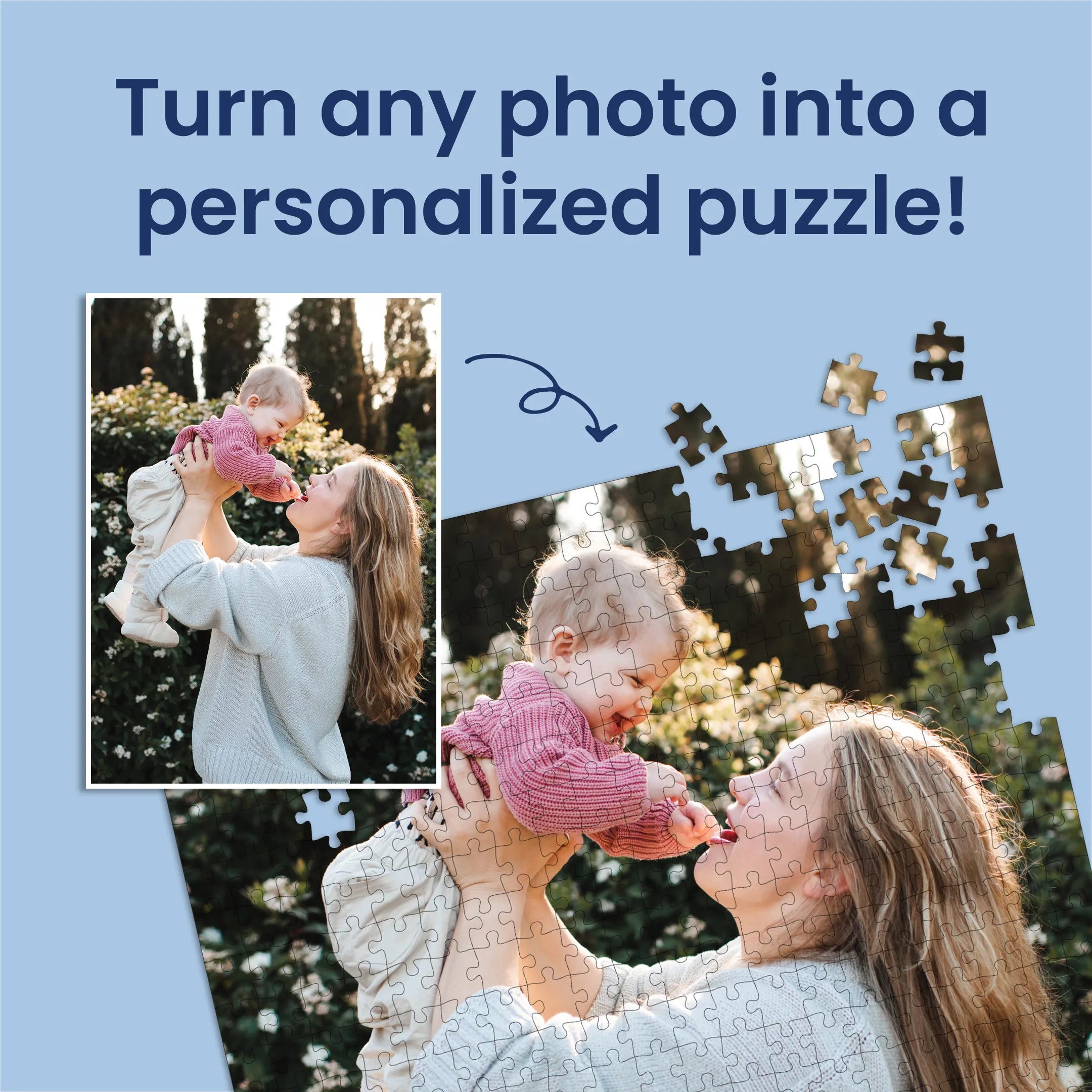 Premium Personalized Photo Puzzle, Portrait / Vertical - 500 Pieces