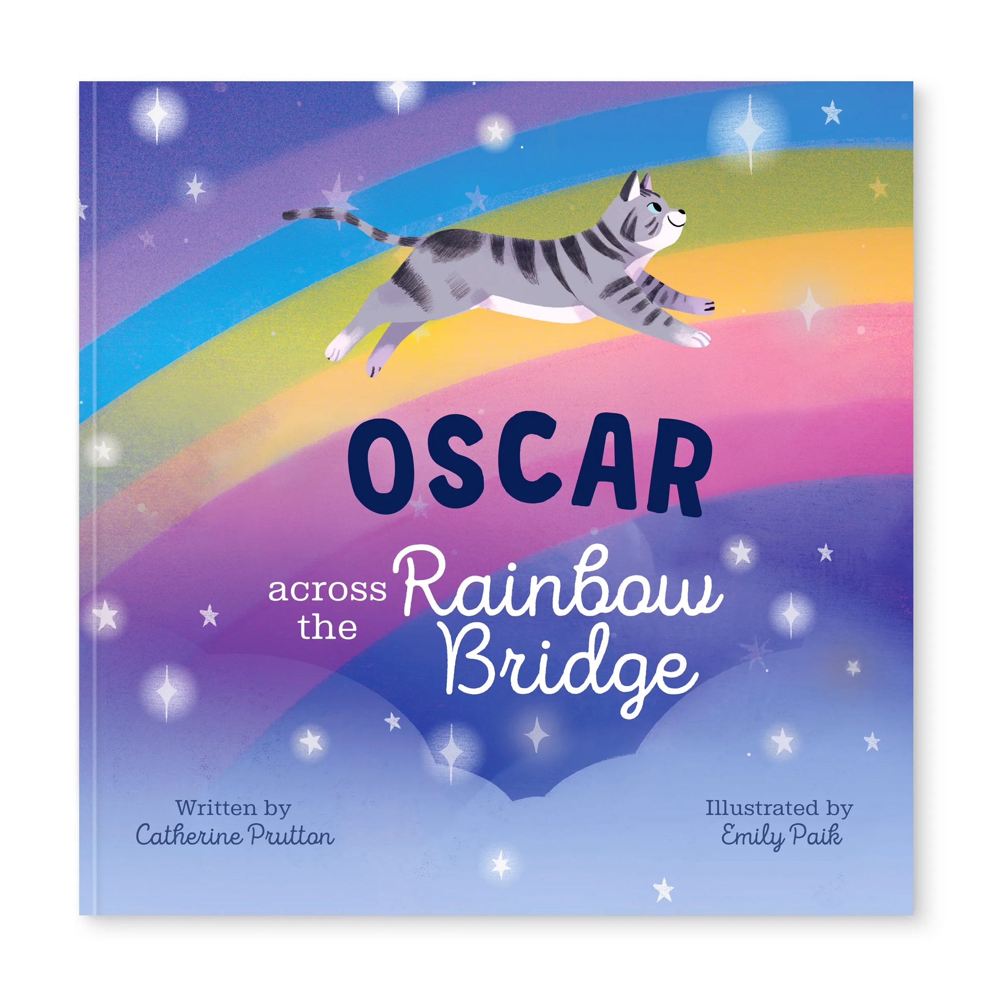 Rainbow Bridge Personalized Cat Book