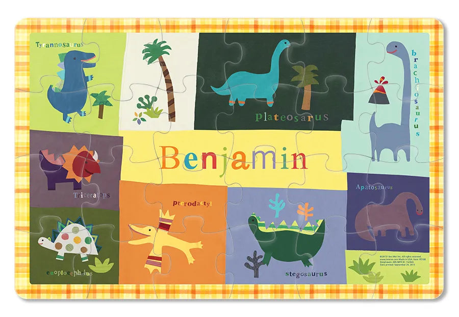 Dino-Mite Personalized Puzzle - 24 Pieces
