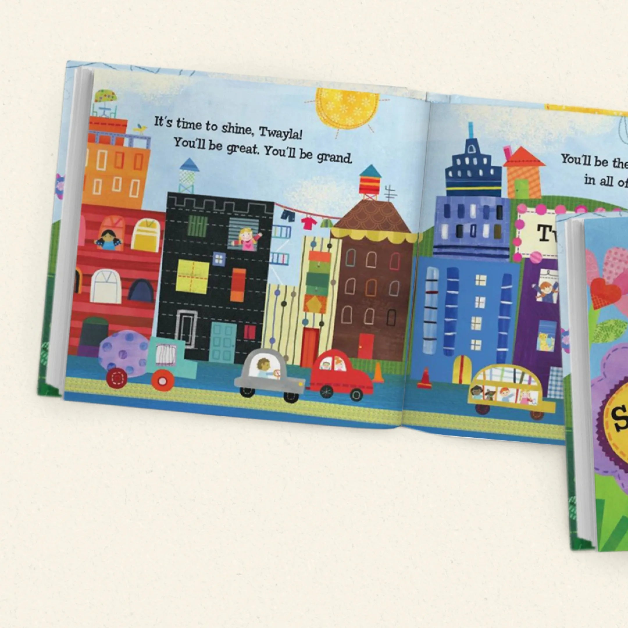 The Super, Incredible Big Sister of Twins Personalized Book and Medal