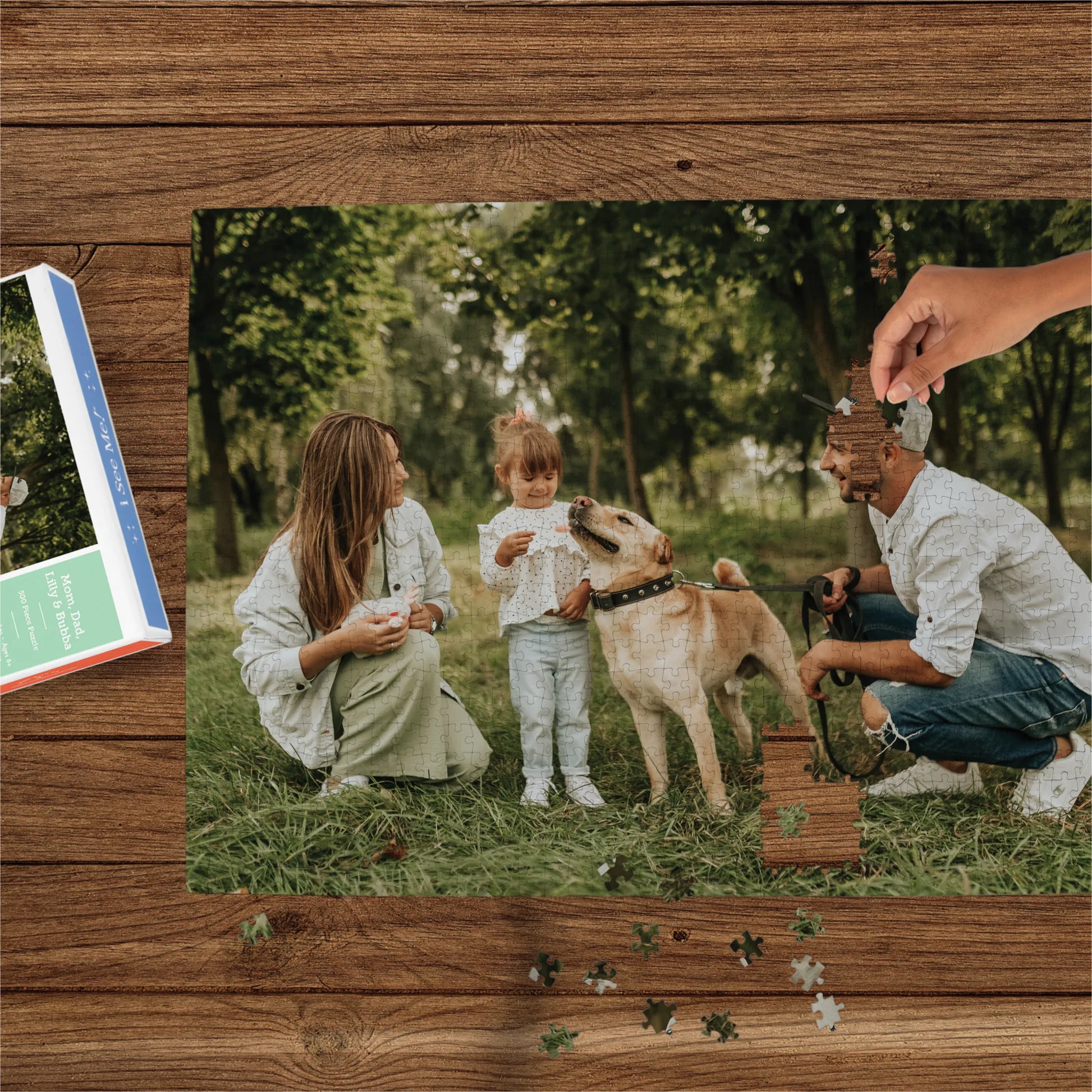 Premium Personalized Pet Photo Puzzle, Landscape / Horizontal - 500 Pieces