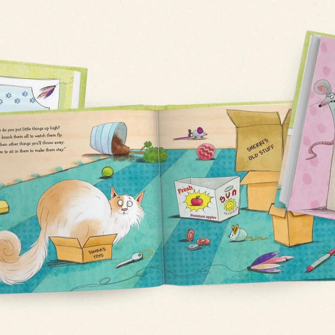 If My Cat Could Talk Personalized Book and Ornament Gift Set