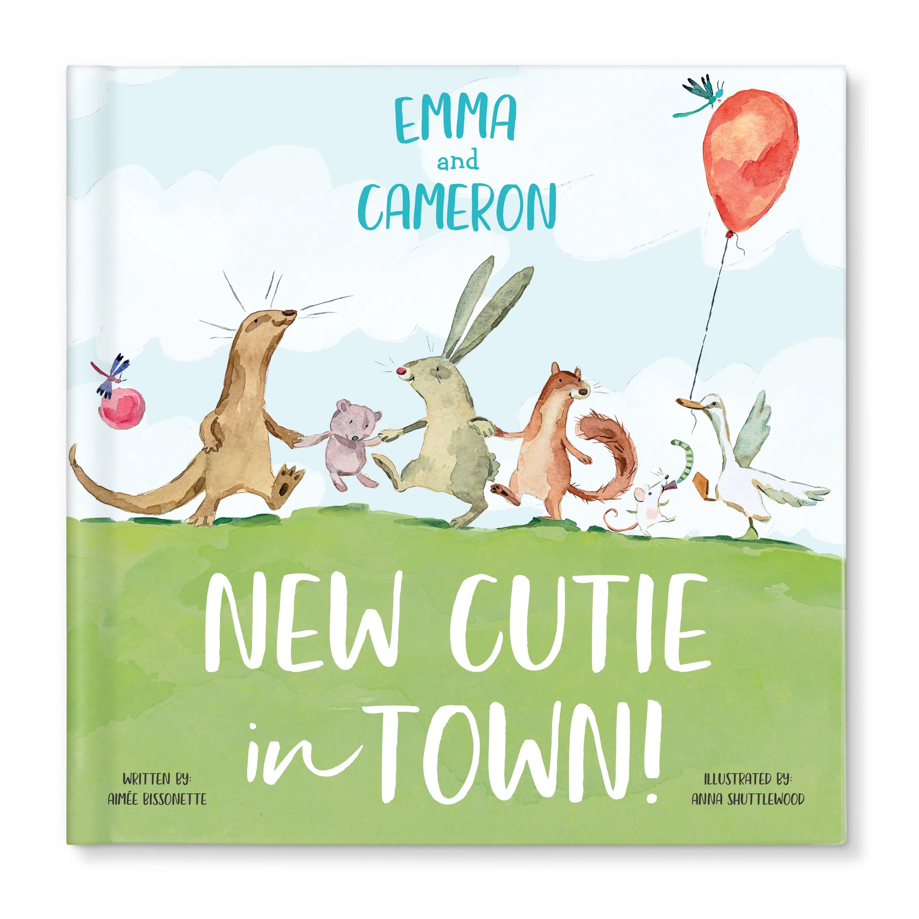 New Cuties in Town for Twins Personalized Book