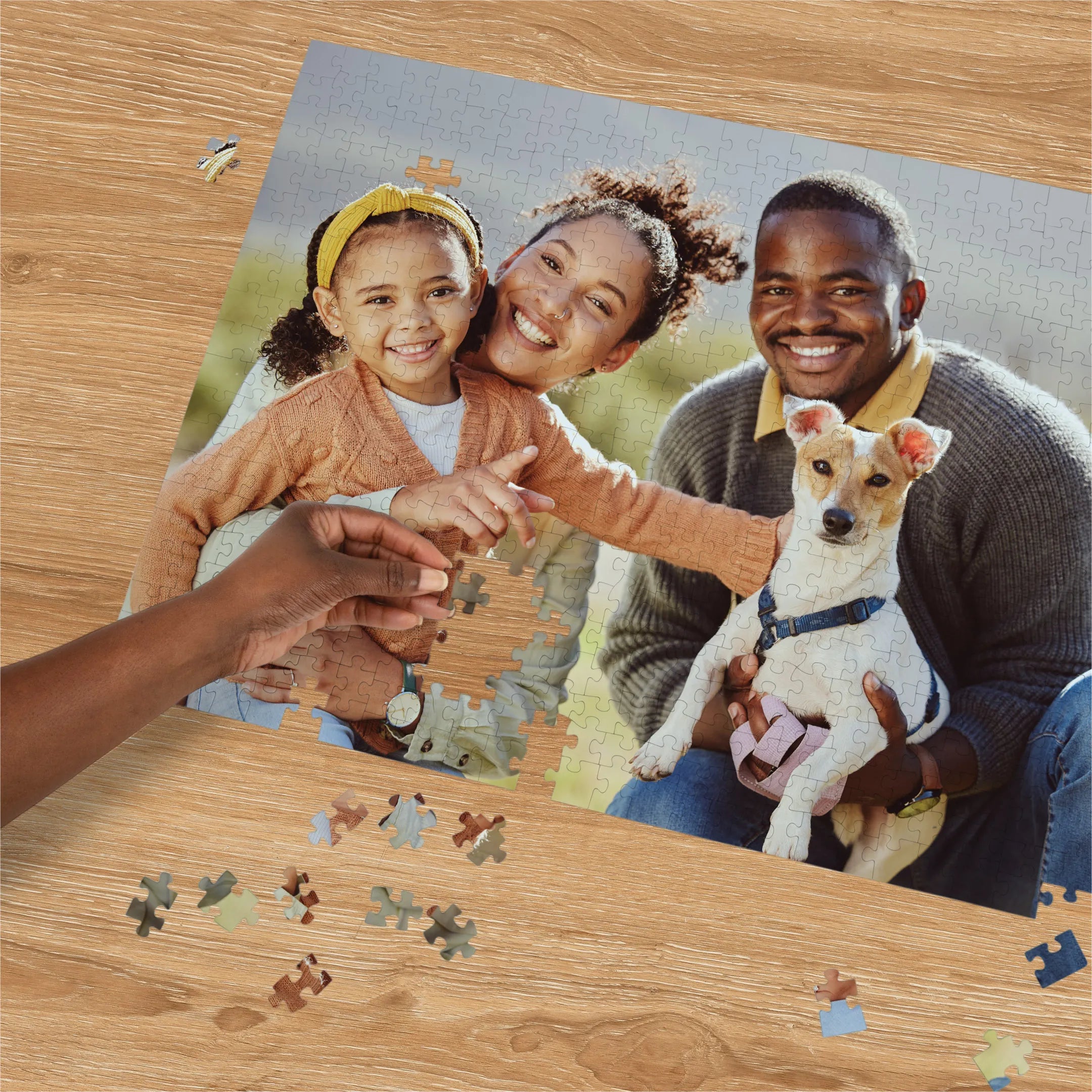 Premium Personalized Pet Photo Puzzle, Landscape / Horizontal - 500 Pieces