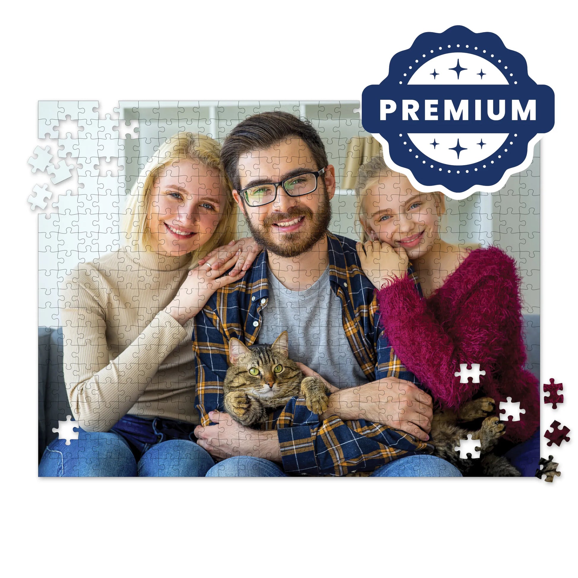 Premium Personalized Pet Photo Puzzle, Landscape / Horizontal - 500 Pieces