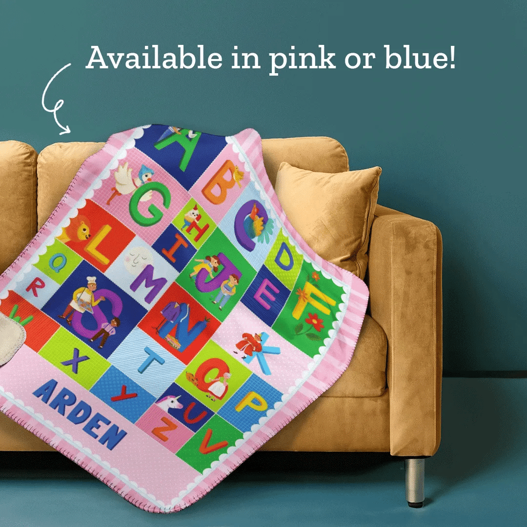 My Very Own Nursery Rhymes Personalized Book and Blanket Gift Set