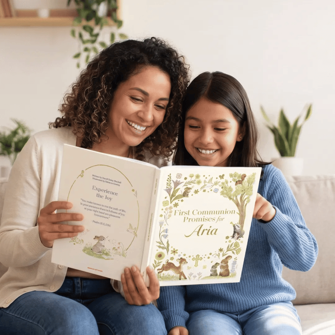 Promises for My First Communion Personalized Book Gold Foil Edition