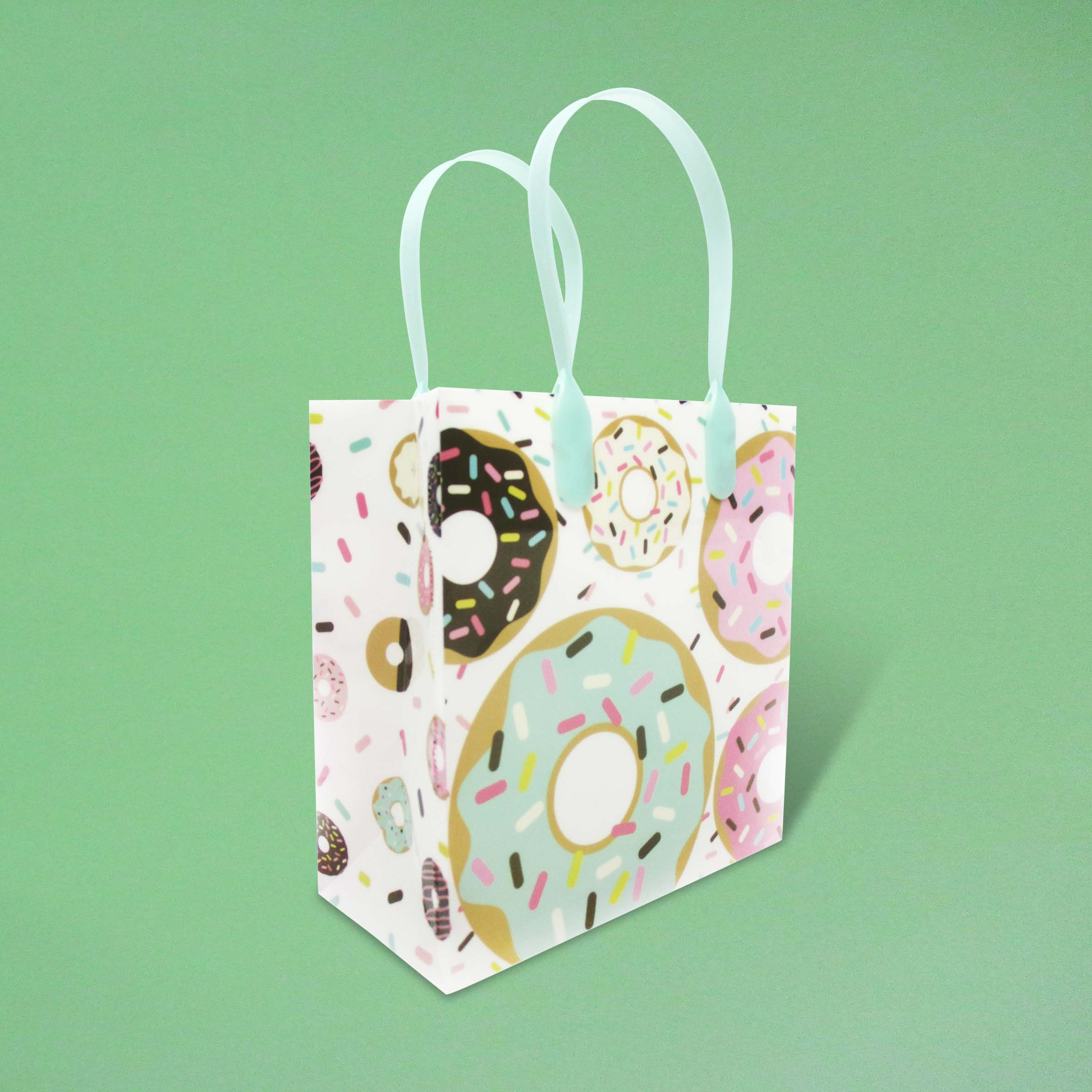 Donuts Party Favor Bags Treat Bags - Set Of 6 Or 12