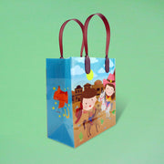 Western Cowboy Cowgirl Themed Party Favor Bags Treat Bags - Set Of 6 Or 12