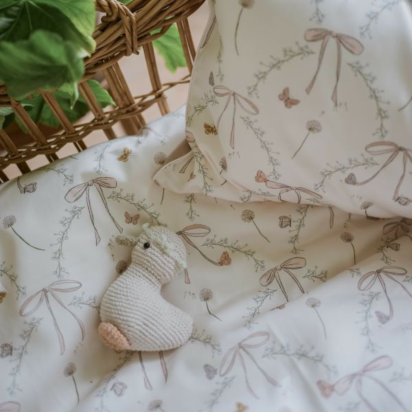 Bows & Butterfly Kisses Toddler Duvet - Pink