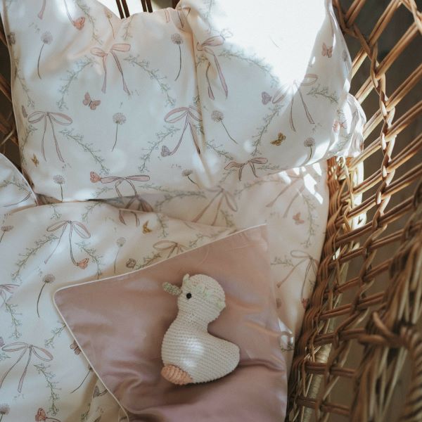 Bows & Butterfly Kisses Crib Sheet - Pink