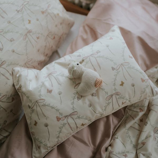 Bows & Butterfly Kisses Toddler Pillow - Pink