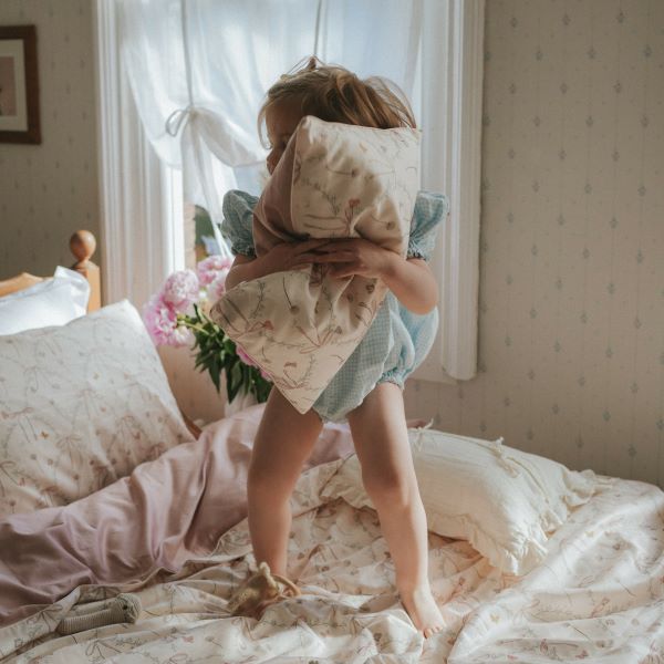 Bows & Butterfly Kisses Toddler Pillow - Pink