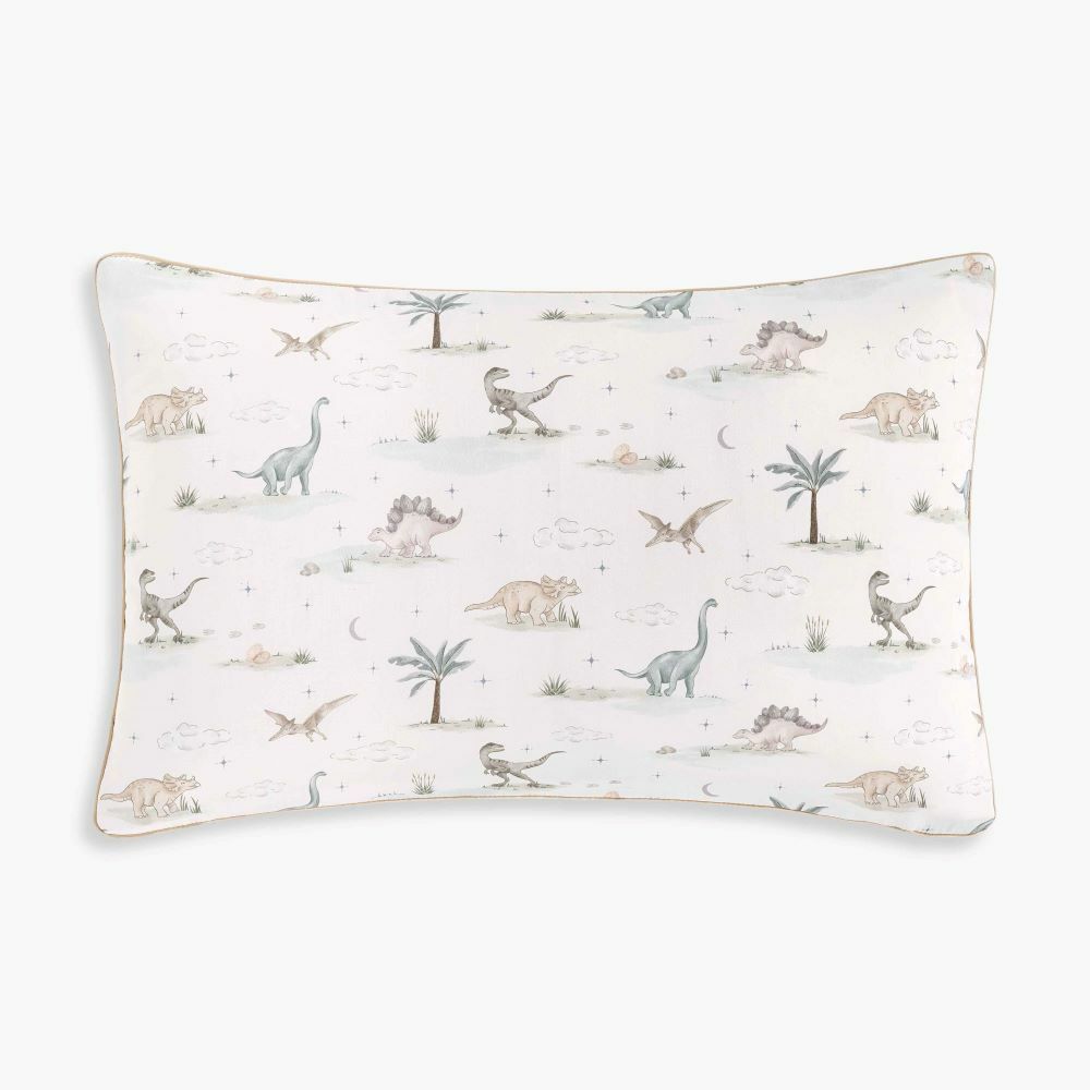 Dino Dreams Toddler Pillow - Sage