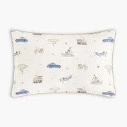 Transit Treasures Toddler Pillow - Blue