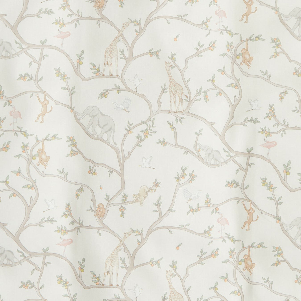 Animal Parade Toddler Duvet - Ivory