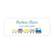 Choo Choo Train Vinyl School Labels