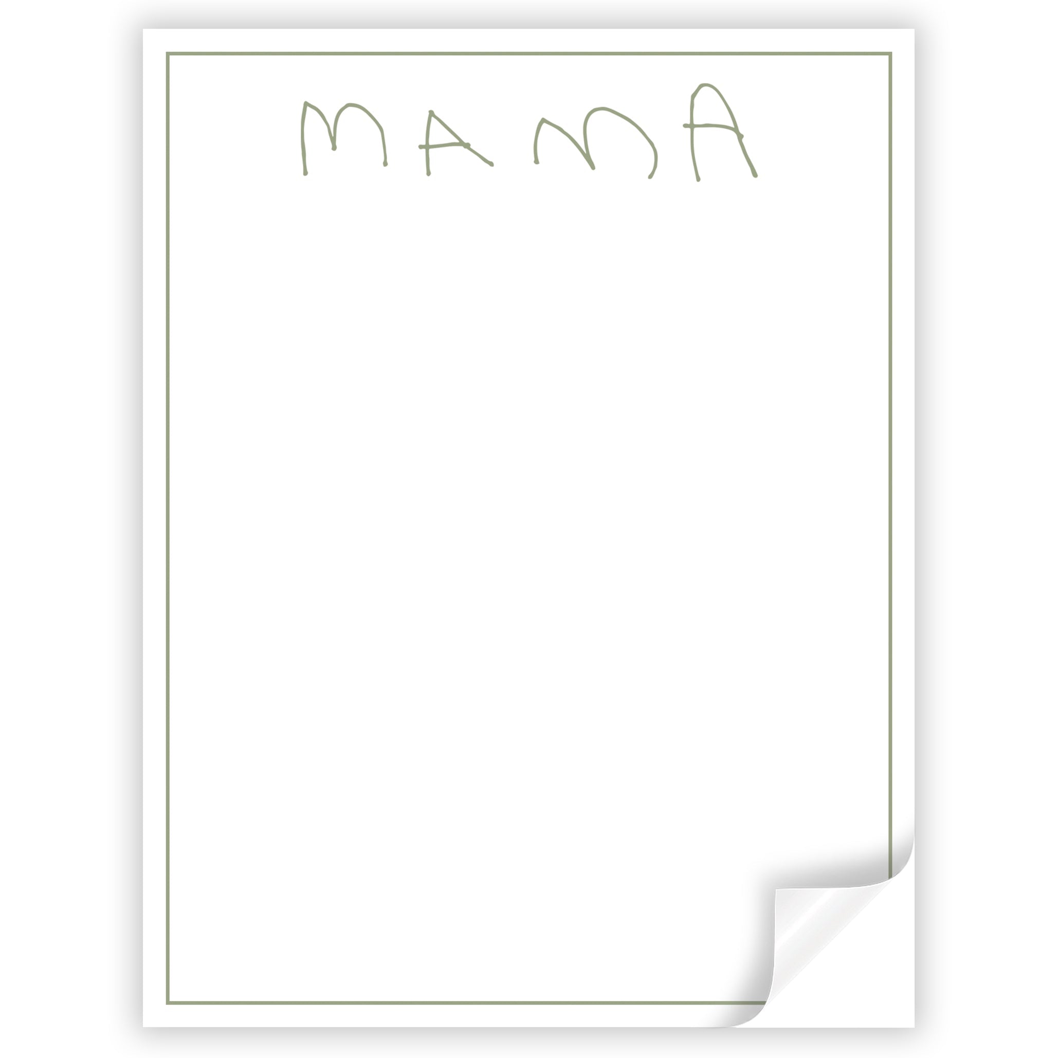 Little Hands Thin Frame Notepad