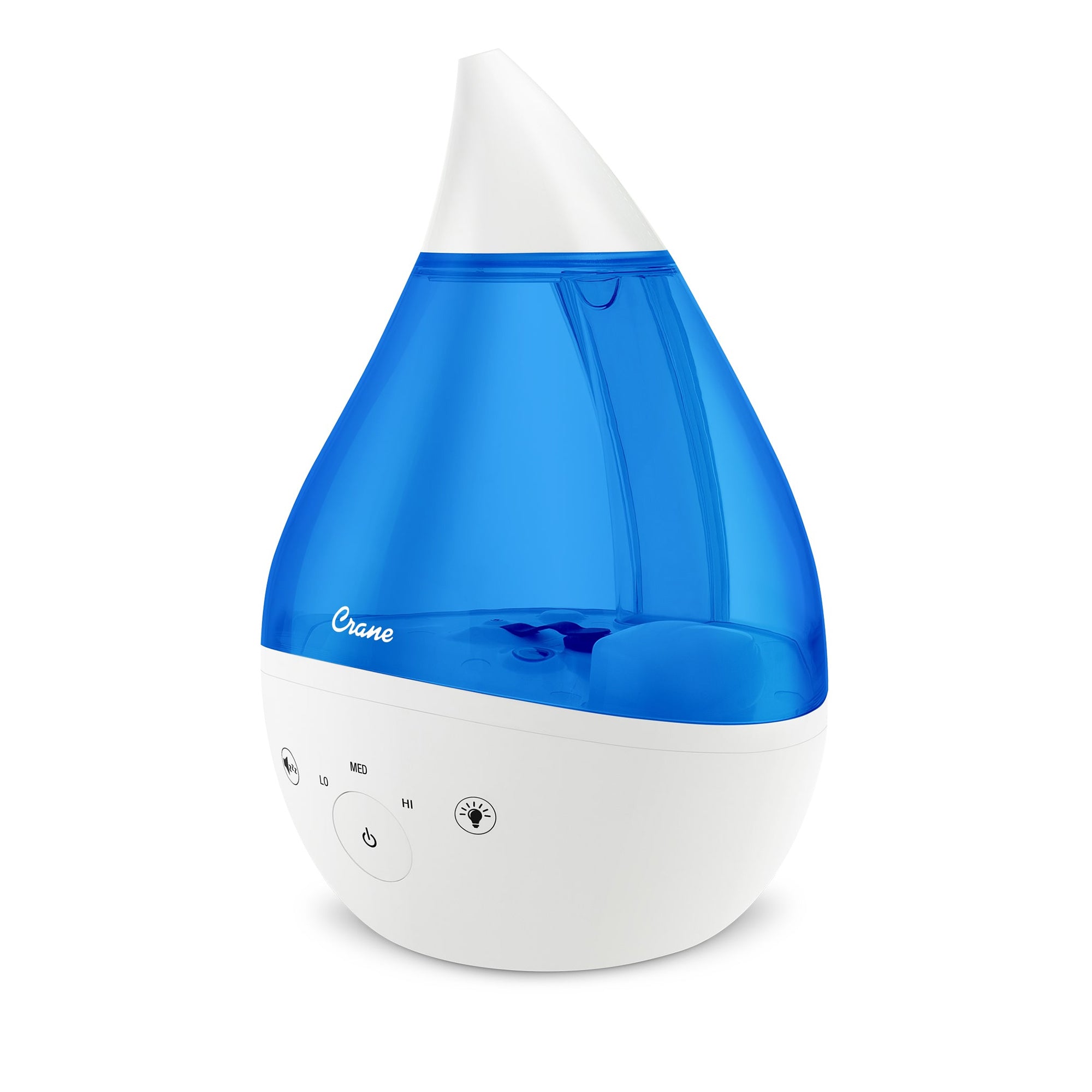 Crane 4-in-1 Top Fill Humidifier with Sound Machine &amp; Night Light (1 Gal. Tank)