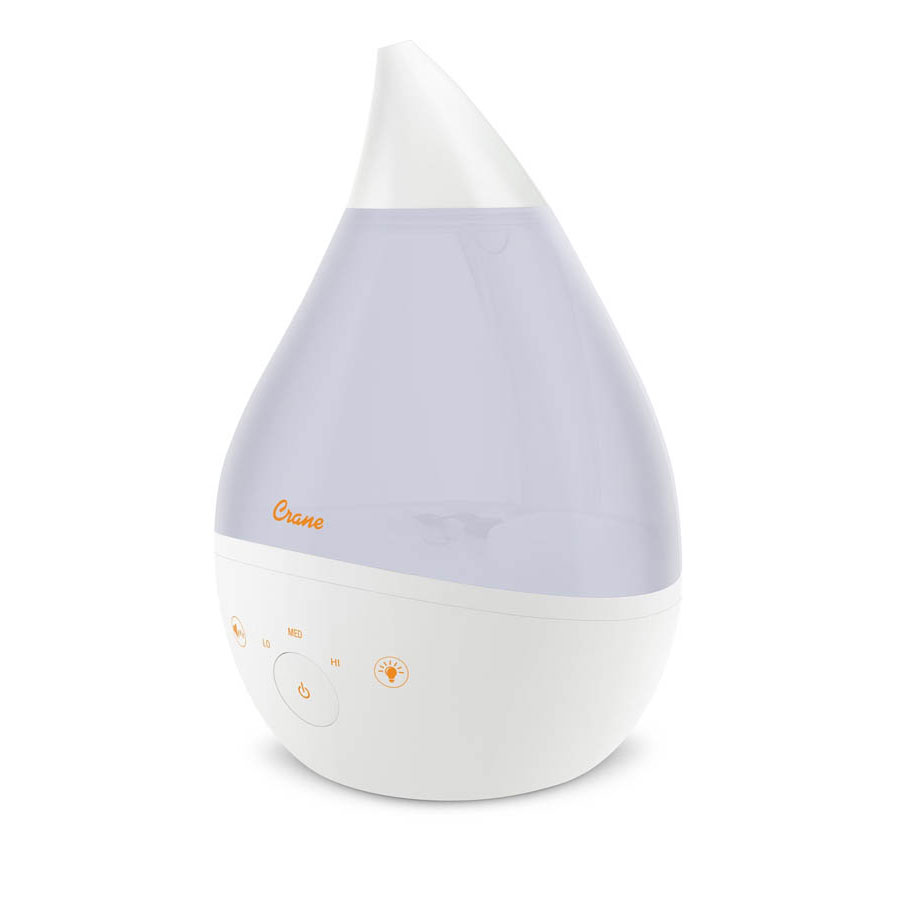 Crane 4-in-1 Top Fill Humidifier with Sound Machine &amp; Night Light (1 Gal. Tank)