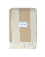 Blanket Rough Stripe Sand
