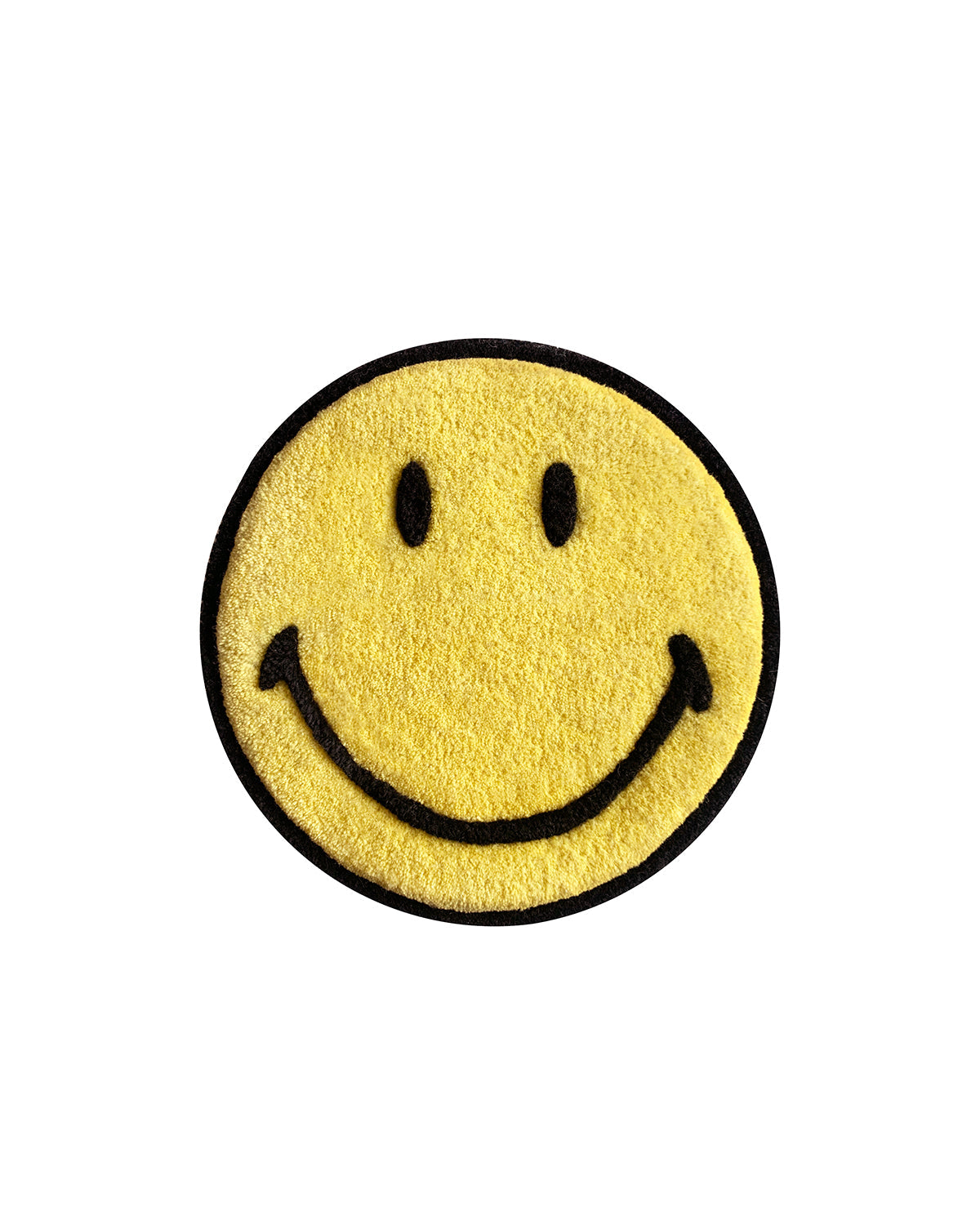 Rug For Wall Smiley® Yellow 11.8 Inch Diameter