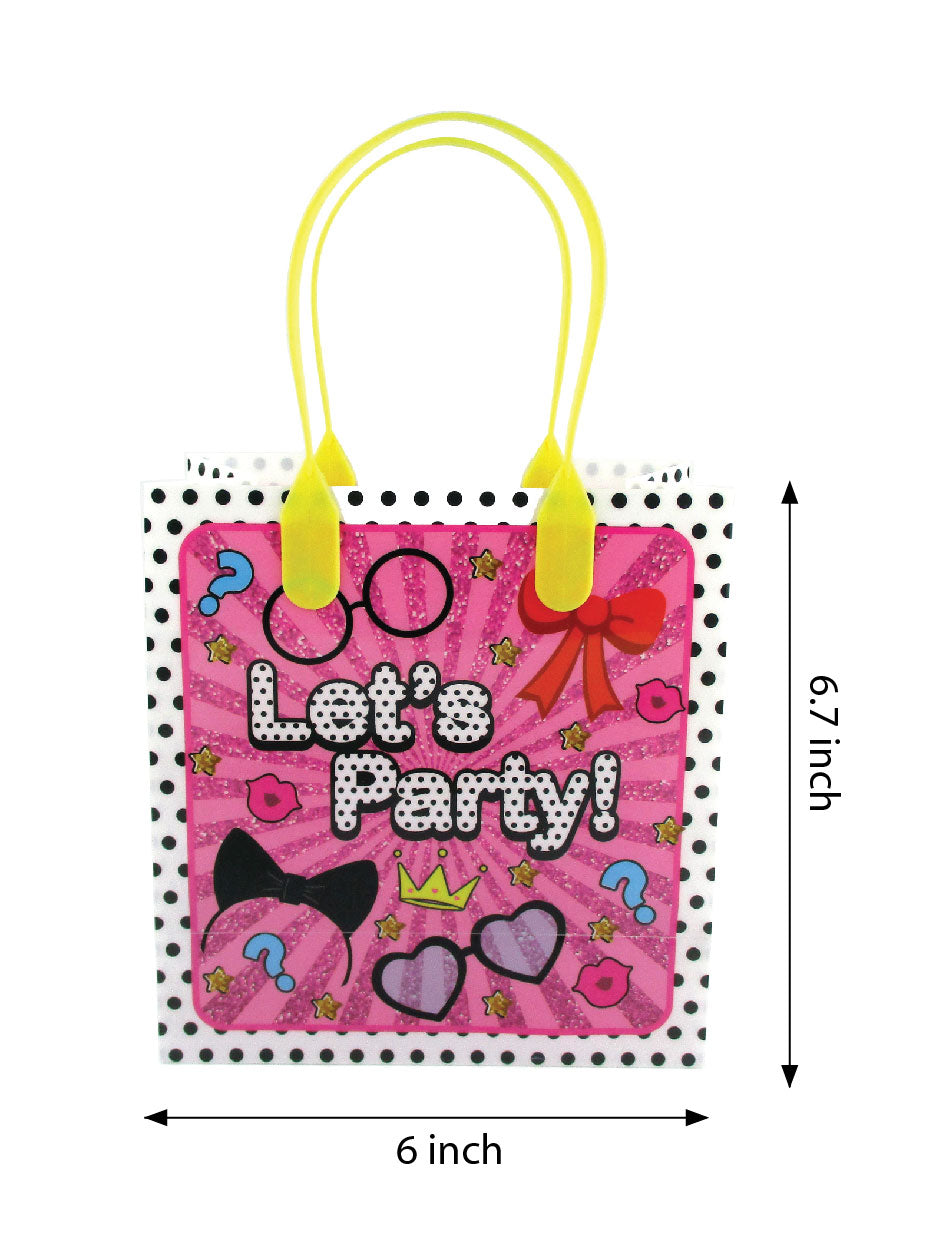 Surprise Doll Birthday Party Favor Bags Treat Bags, 12 Pack