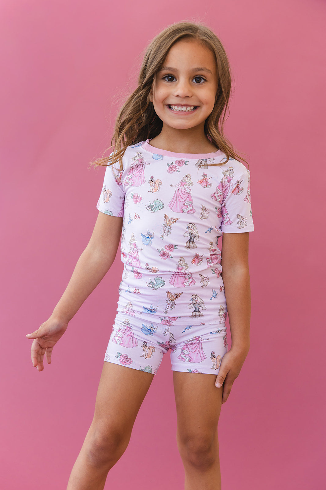 Rose - Biker Short Set