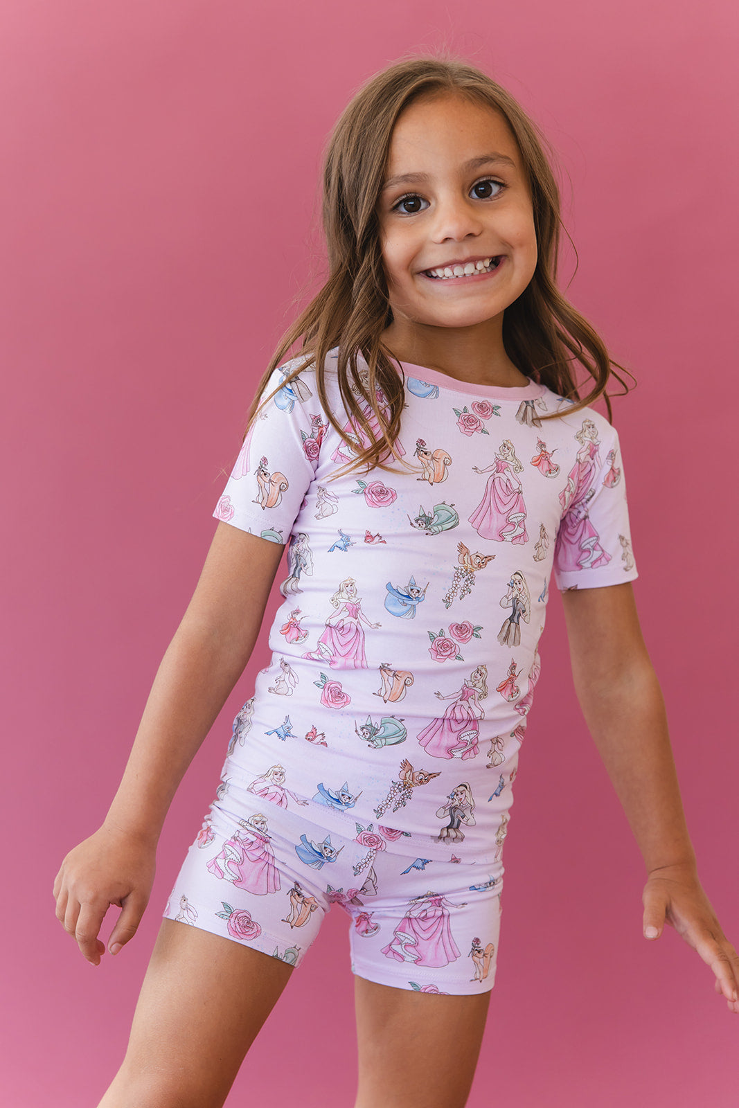 Rose - Biker Short Set