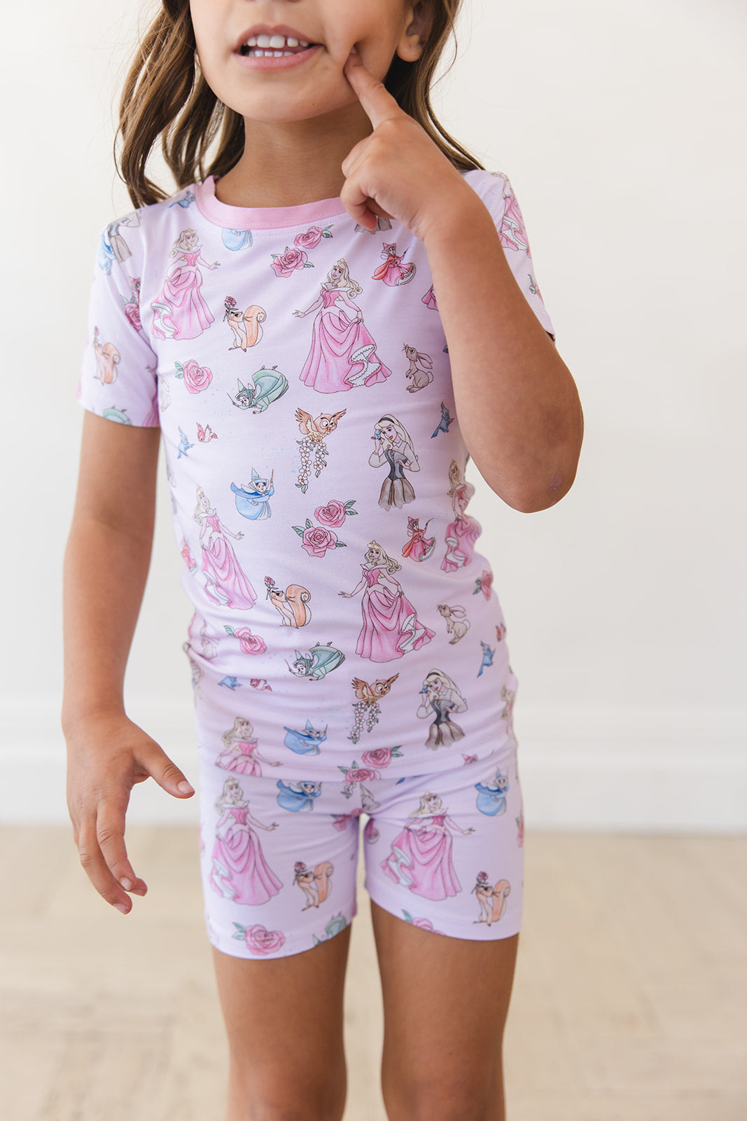 Rose - Biker Short Set