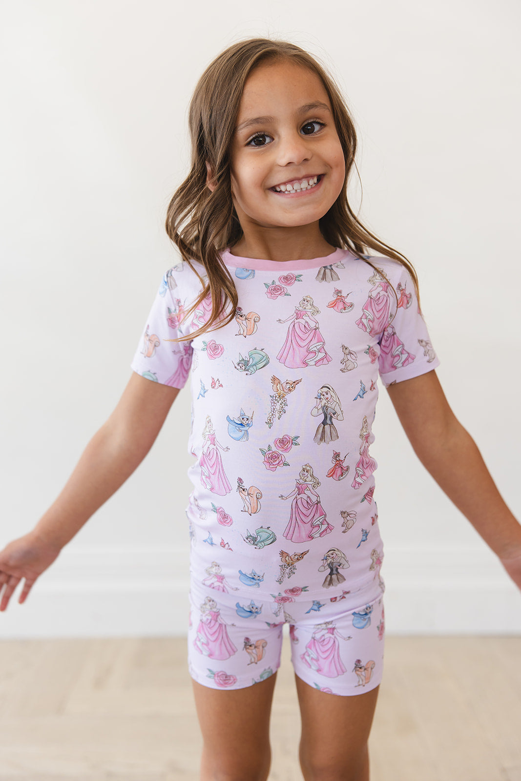 Rose - Biker Short Set