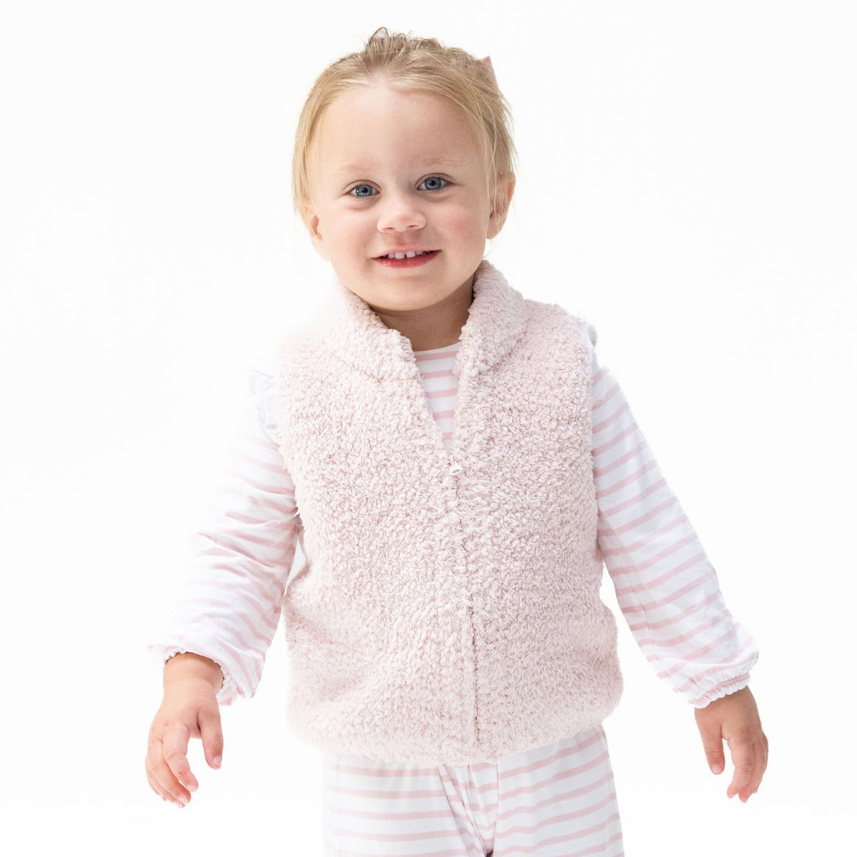 Chenille - Baby Pink Vest