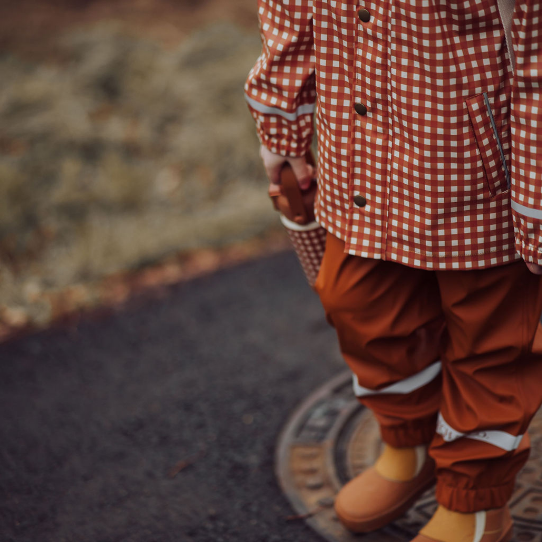 Fishtail Rain Jacket | Sienna Gingham