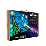 Okto Sensory Art 3d Painting “starry Night” – 11.8” X 15.7” Canvas Kit