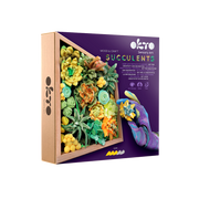 Okto Sensory Art 3d Woodcraft “energy” – Succulent Craft Kit