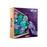Okto Sensory Art 3d Woodcraft “tenderness” – Succulent Craft Kit
