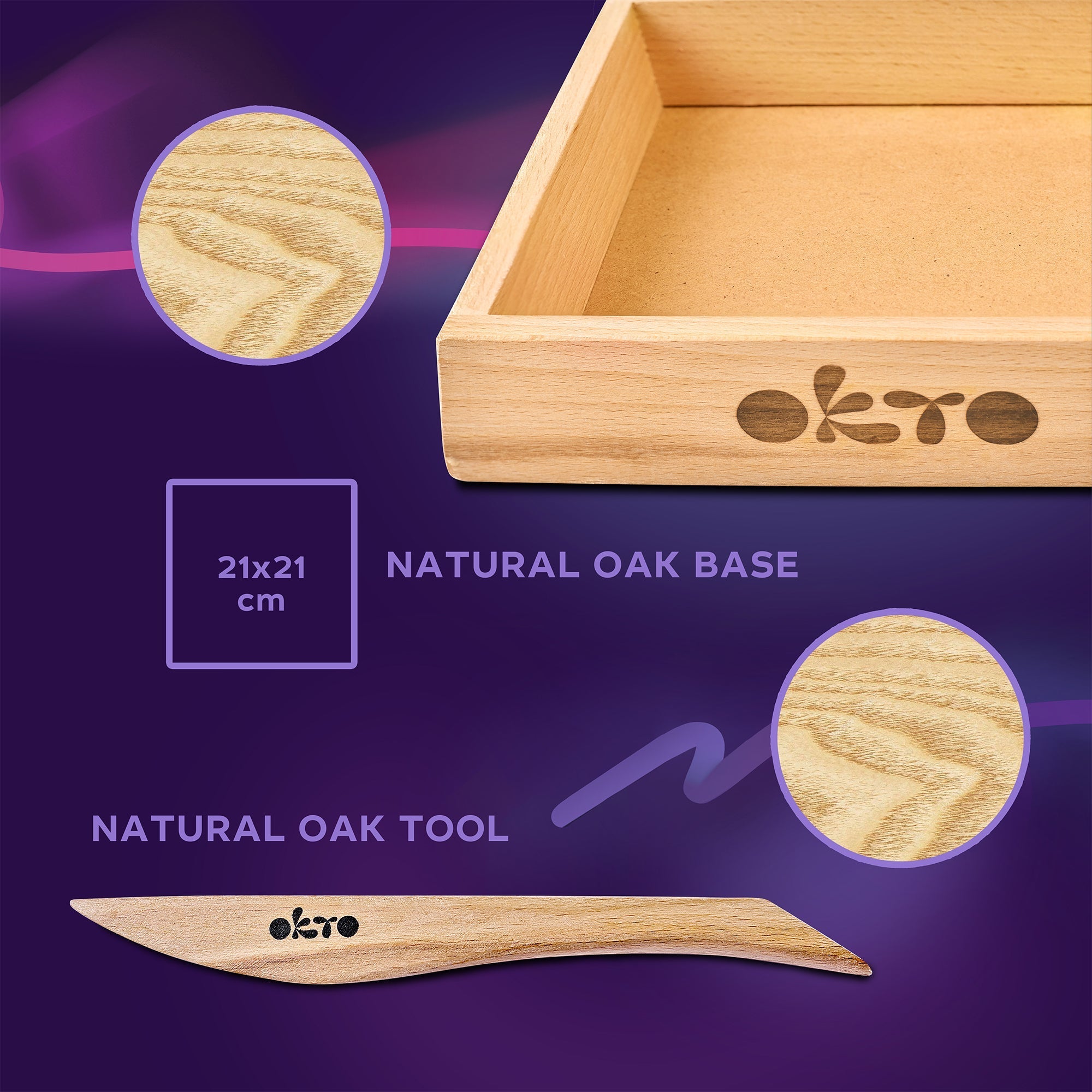 Okto Sensory Art 3d Woodcraft “inspiration” – Flowers Craft Kit
