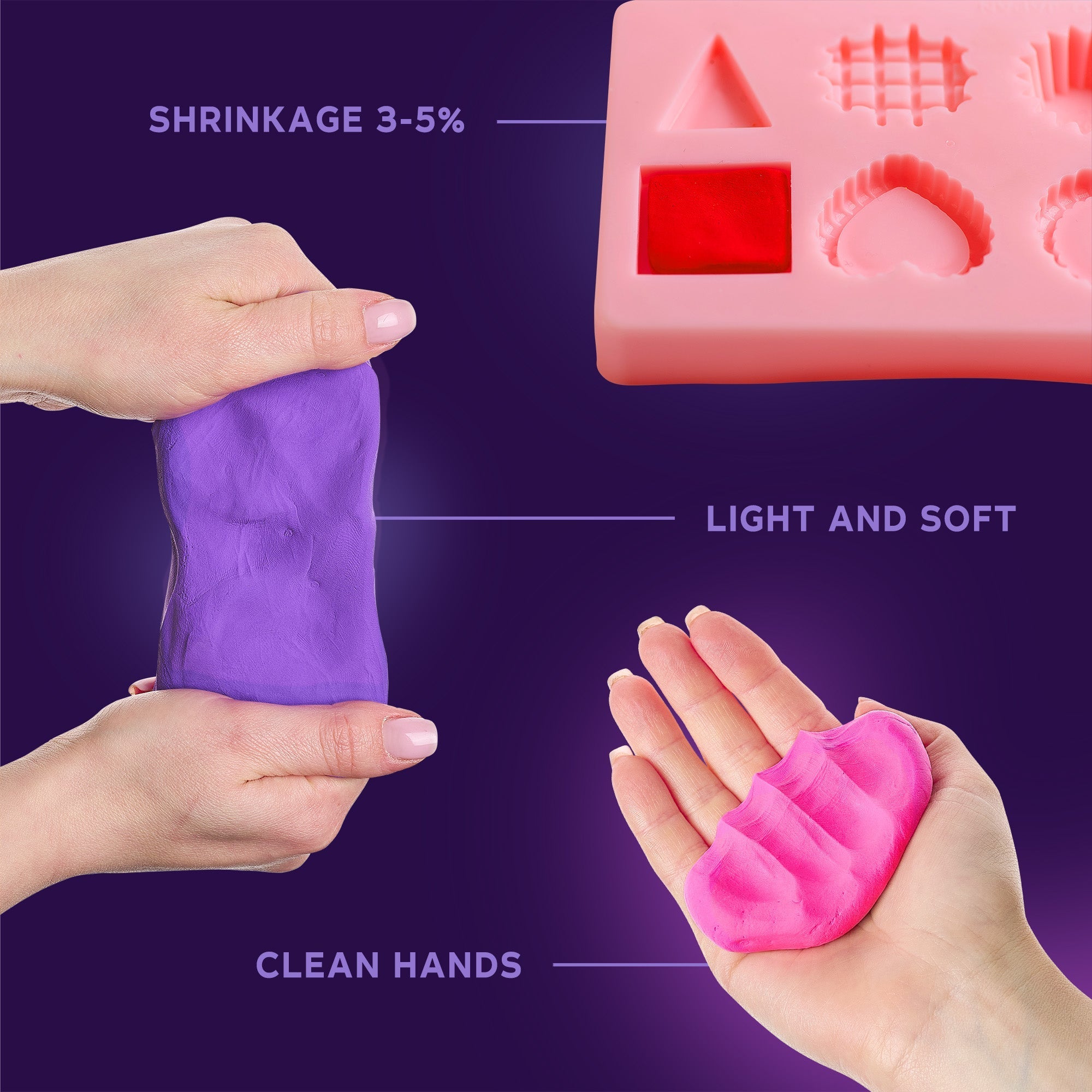 Okto Colors Mix Air Clay (l Size)