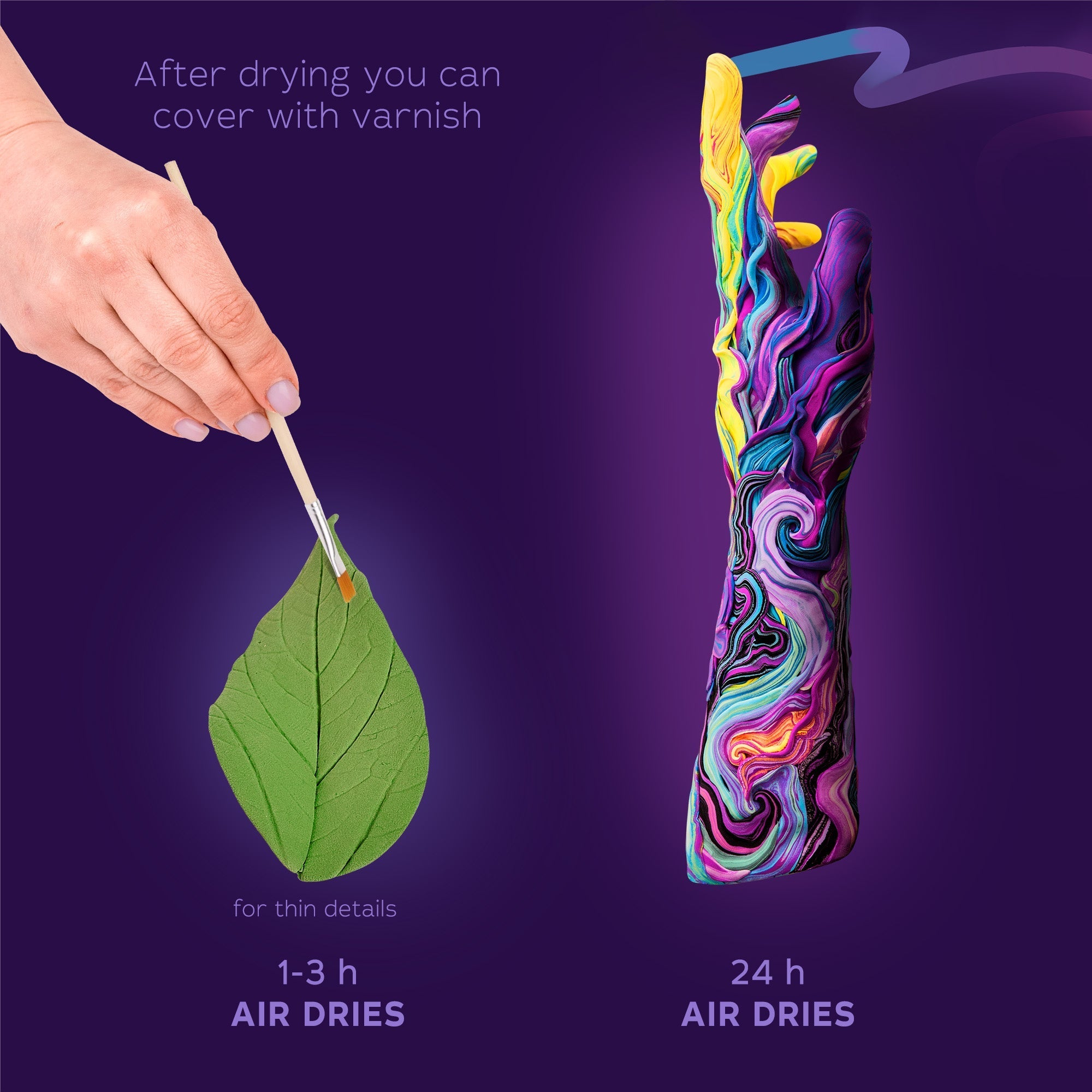 Okto Colors Mix Air Clay (l Size)