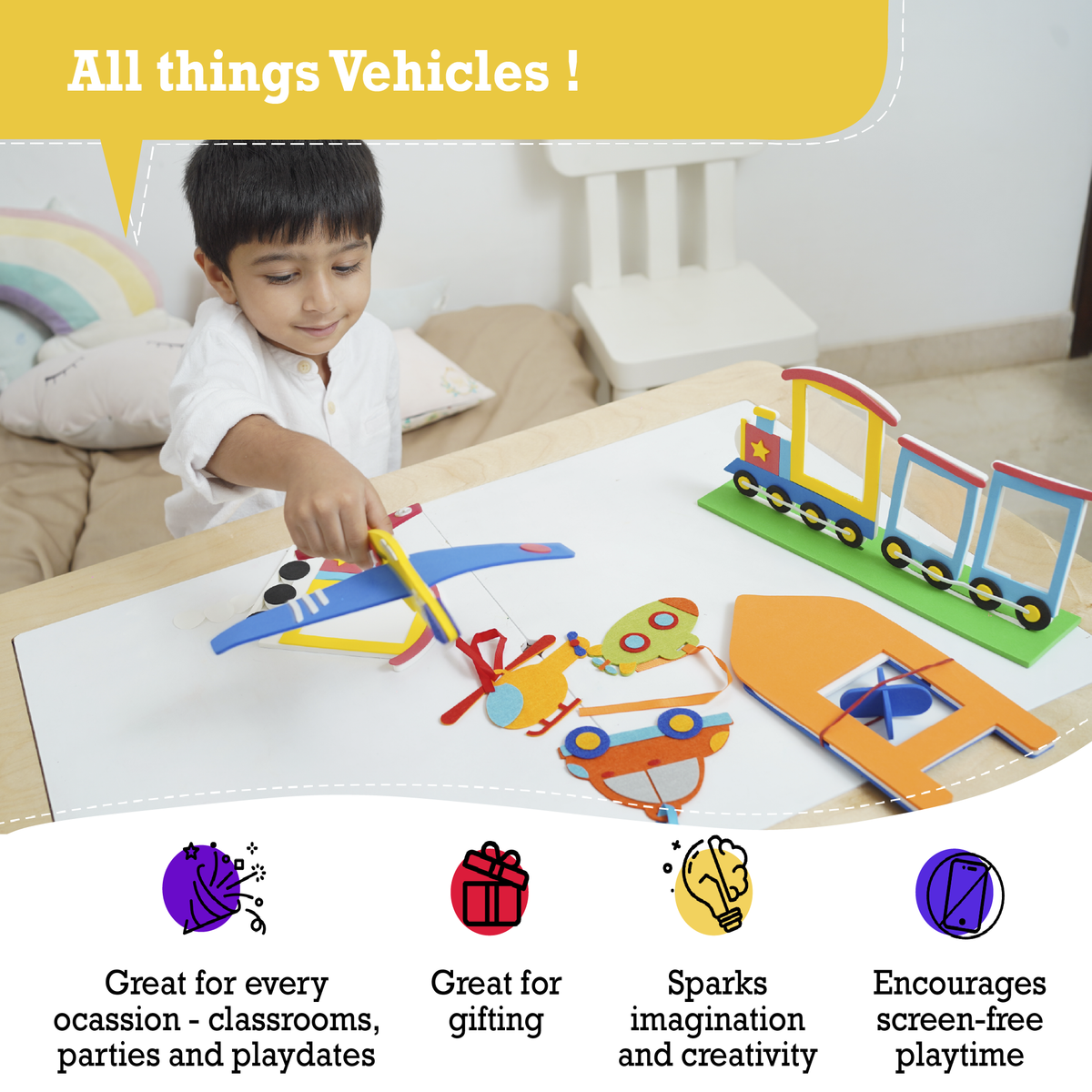 JackInTheBox 3-in-1 All Things Vehicles