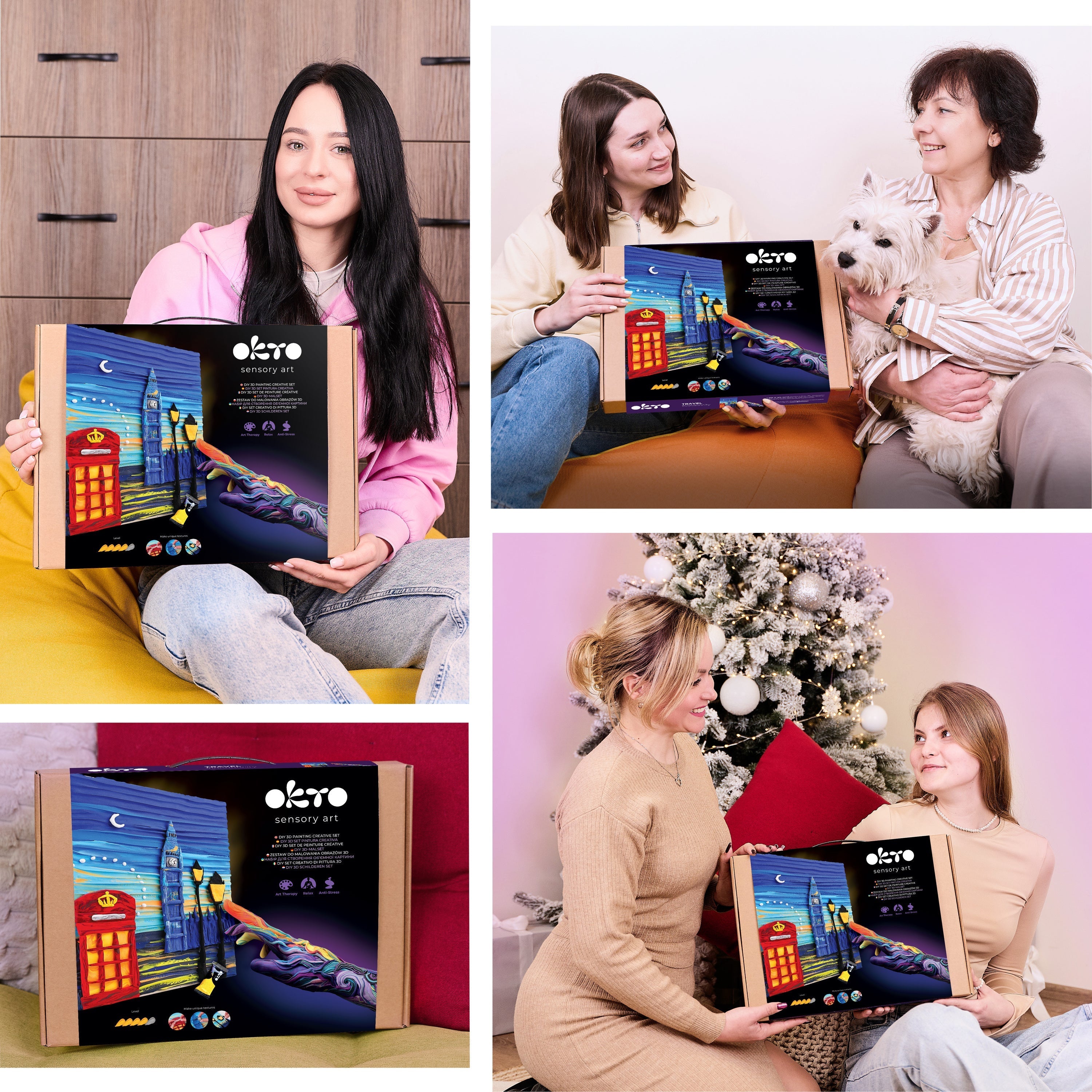 Okto 3d Clay Painting — London City  (≈16×12 In) — Ages 14+