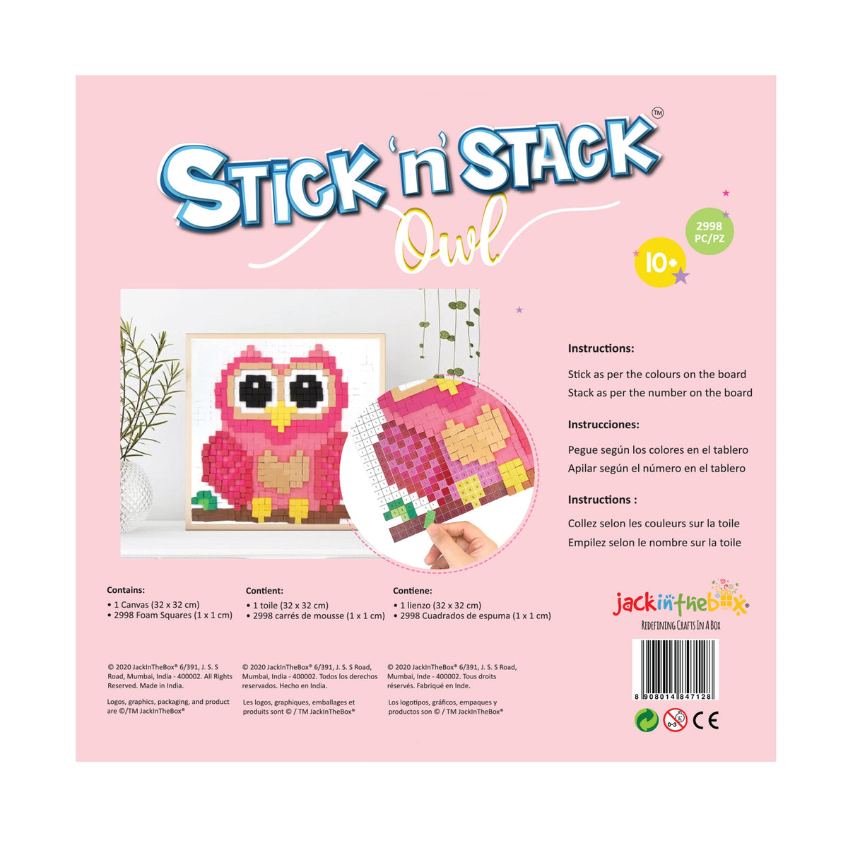 JackInTheBox Stick N Stack - Owl