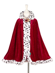 King Louis Costume Cloak For Kids - Carnival & Festive Use - Sz 4-8 Yrs
