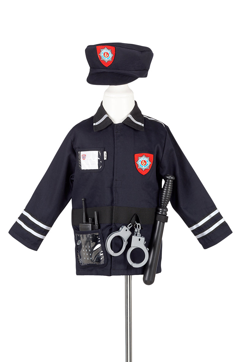 Policeman Suit W/accessories (sz 4-7 Yrs)