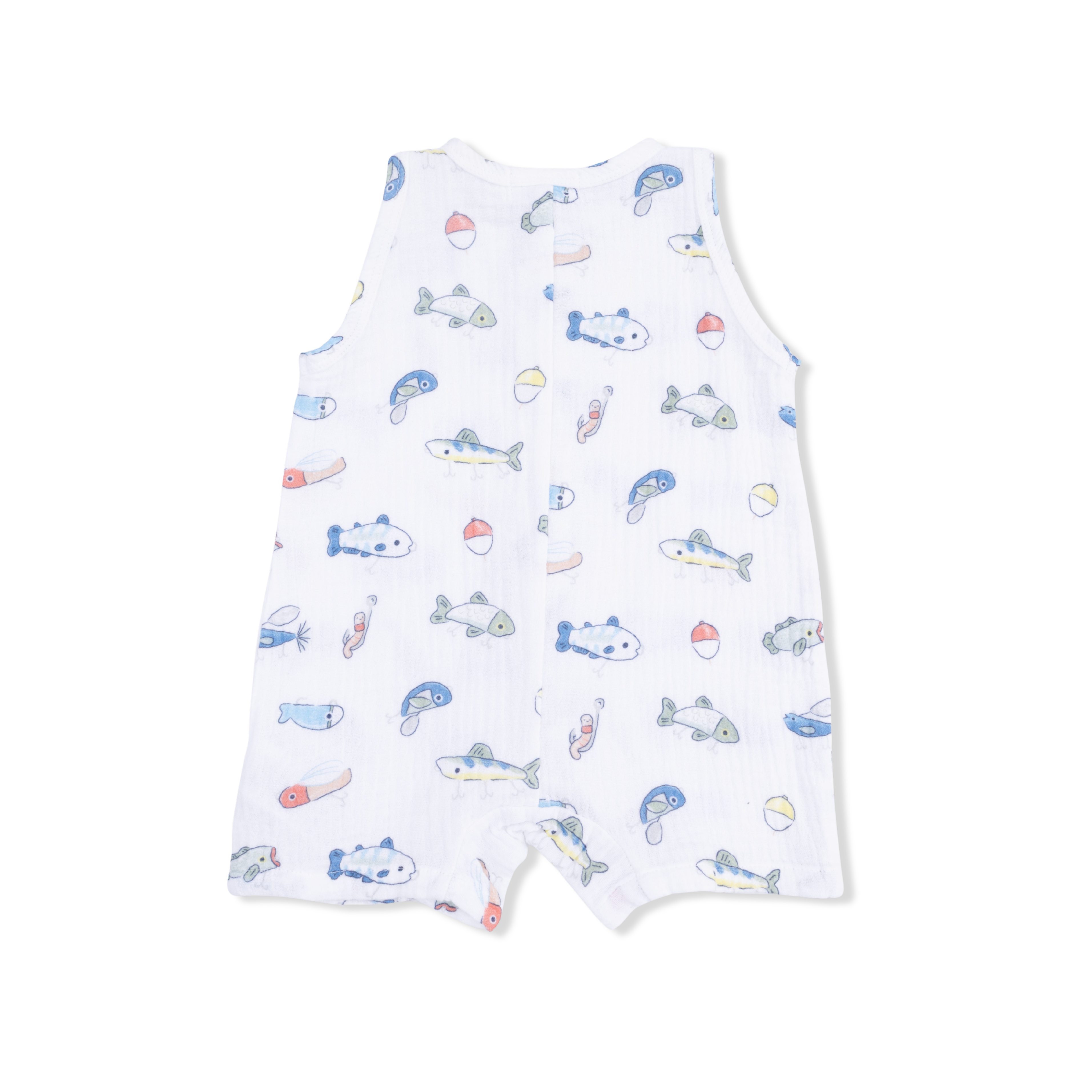 Fishing Lures - Sleeveless Shortie Romper