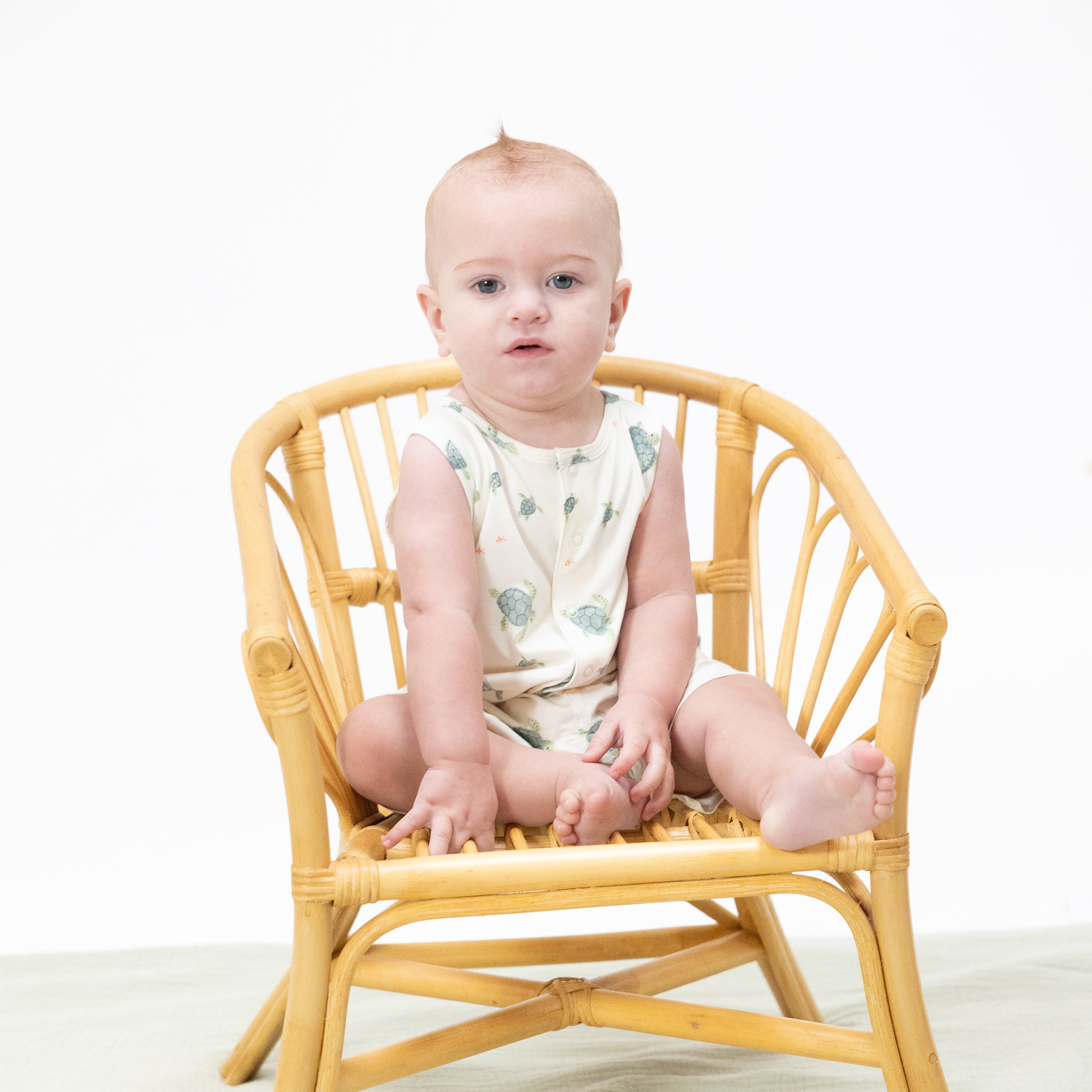 Sea Turtles - Sleeveless Shortie Romper