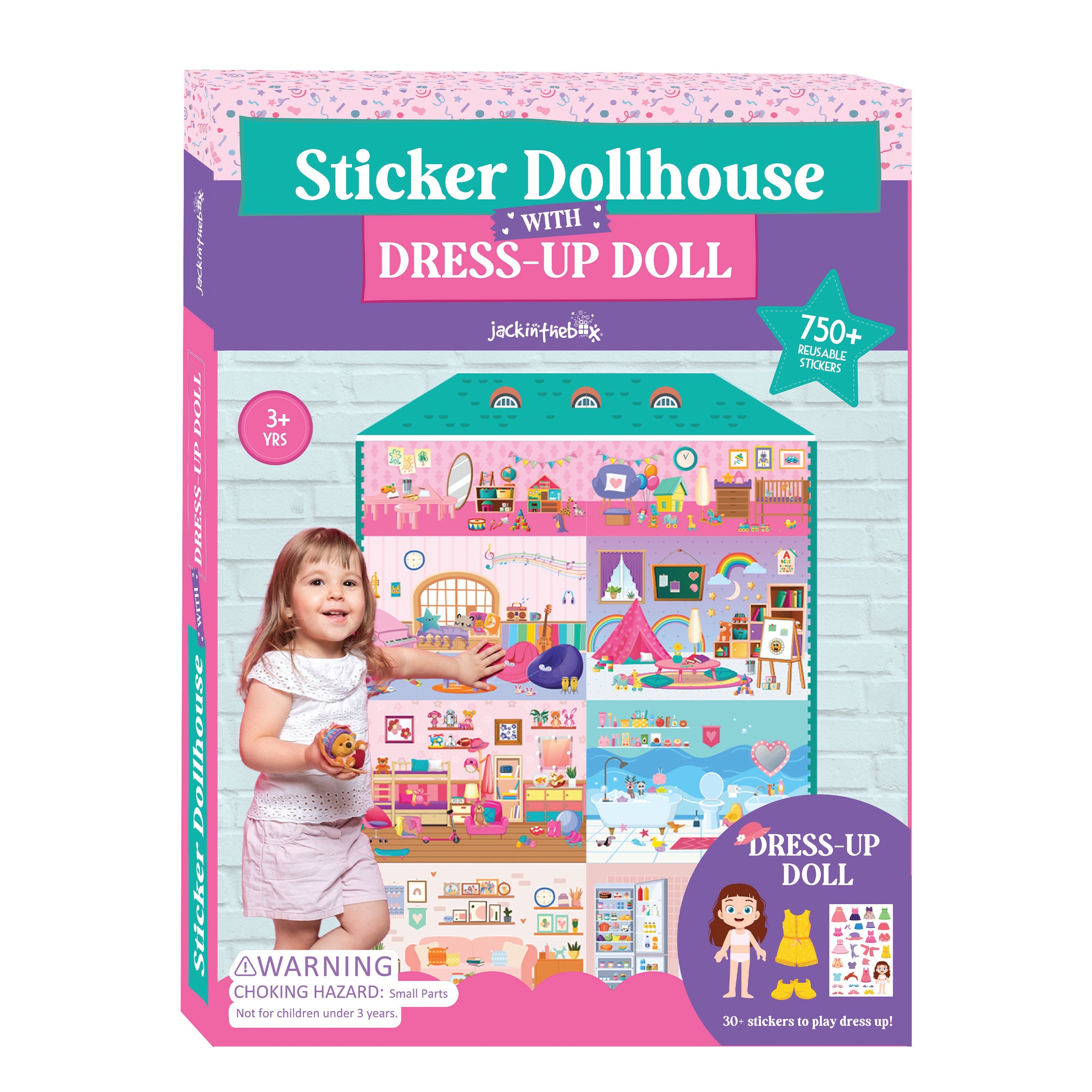 JackInTheBox Sticker Dollhouse