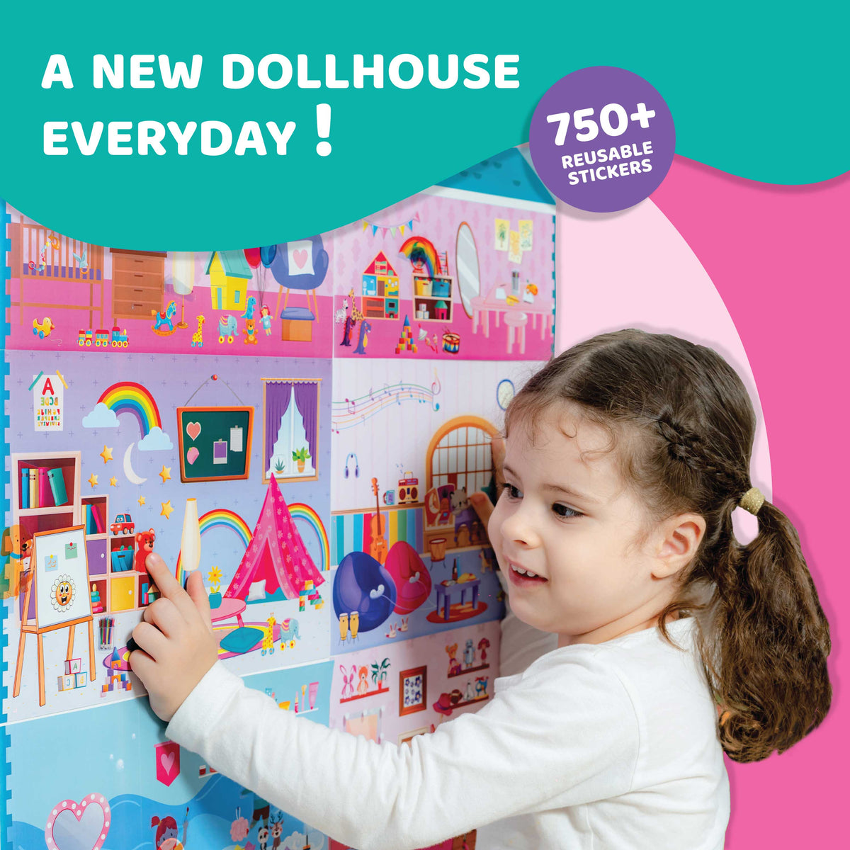 JackInTheBox Sticker Dollhouse