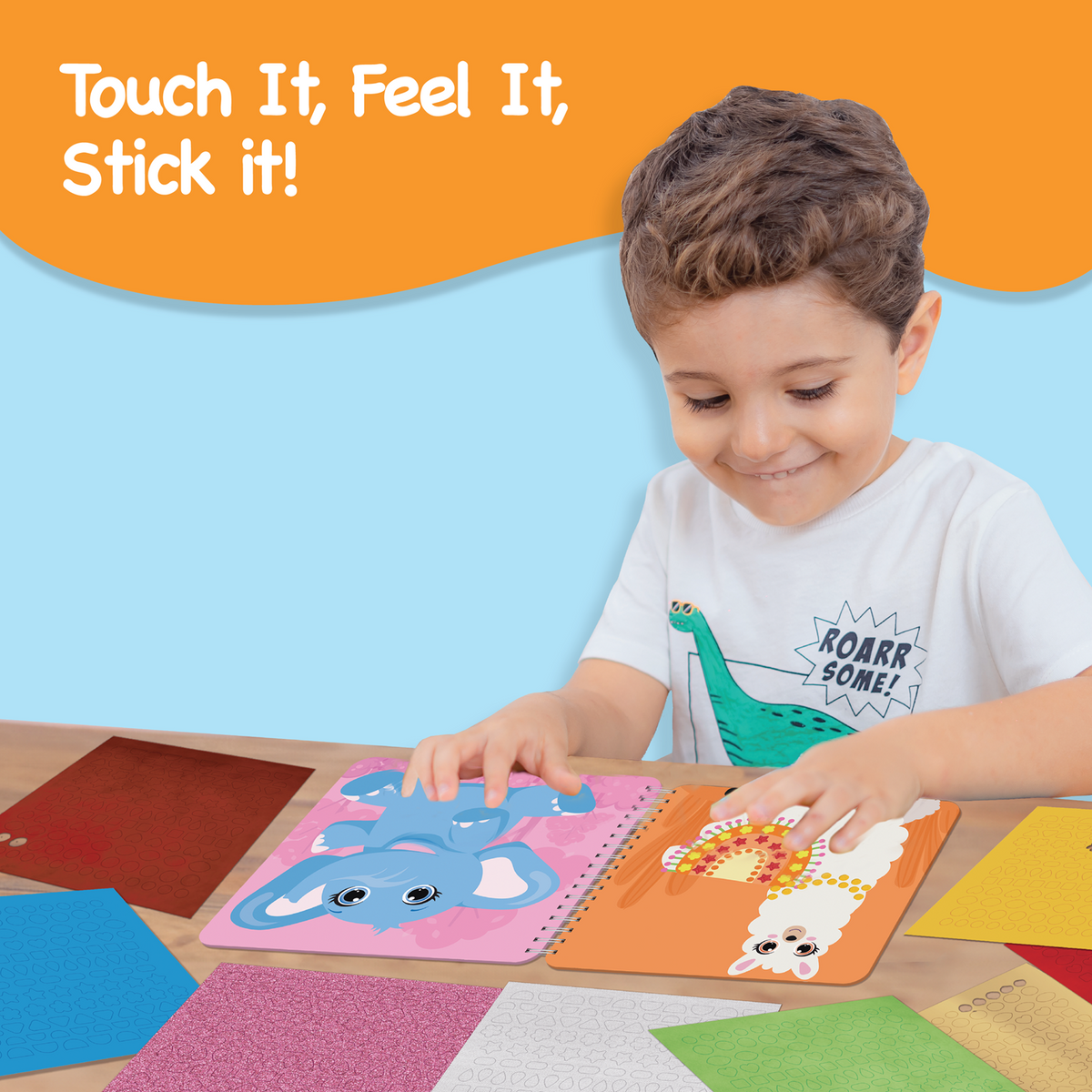 JackInTheBox Sensory Busy Book - Animals