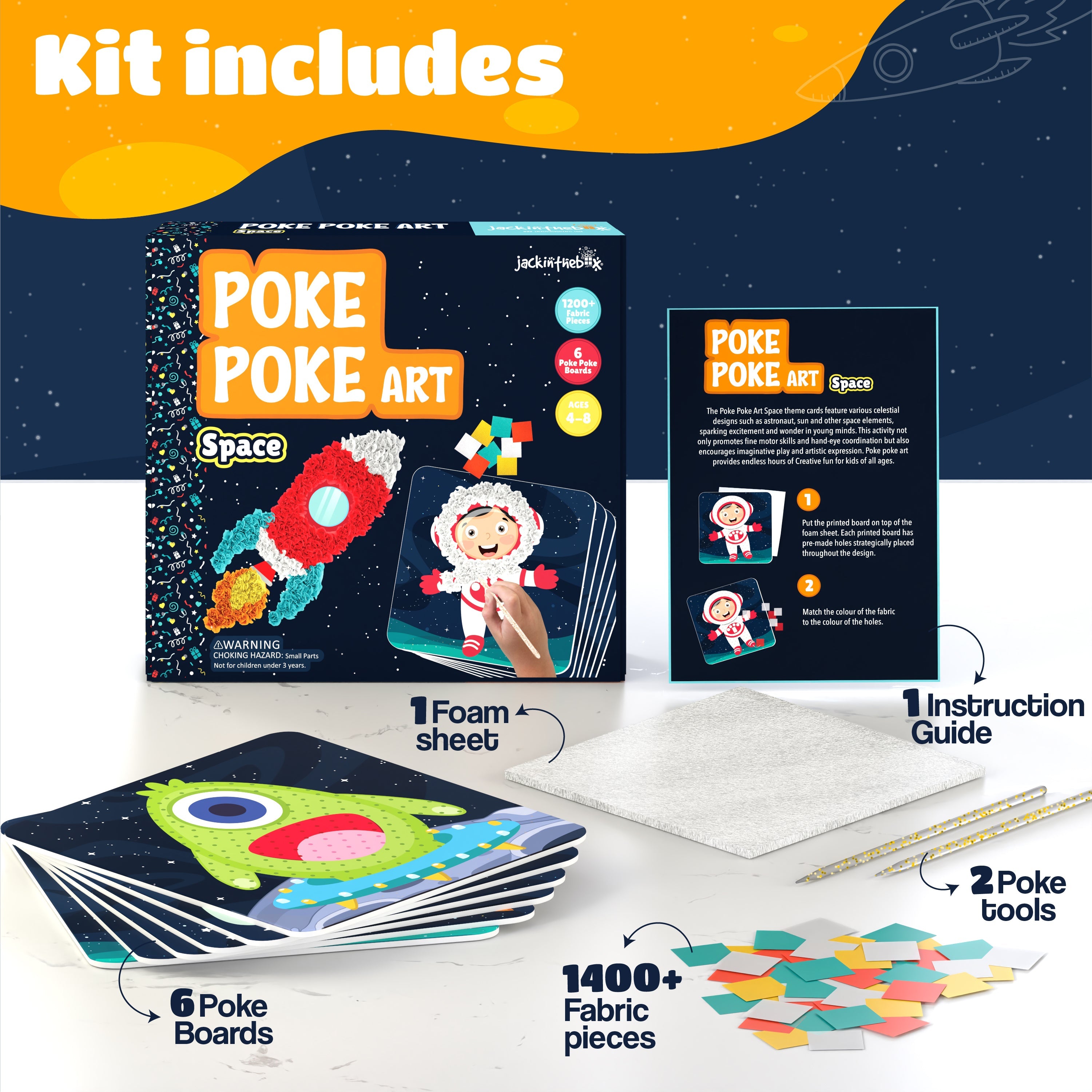 JackInTheBox Poke Poke Art - Space